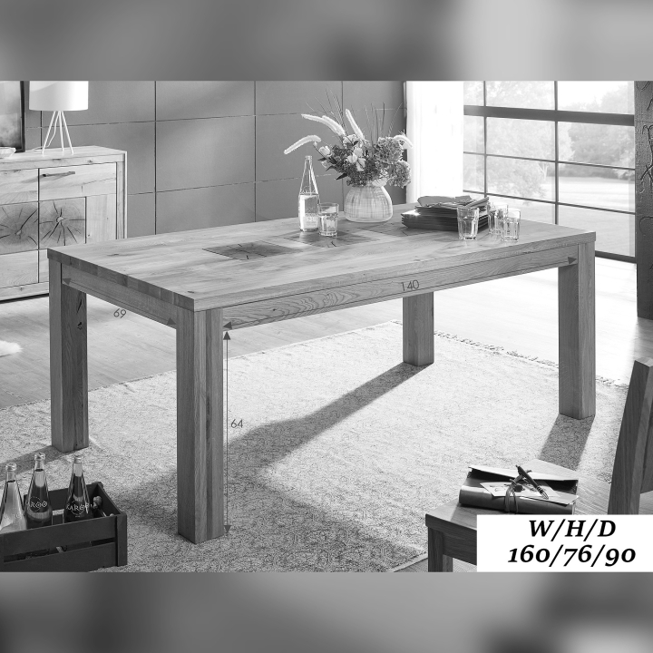 Stół dębowy Andromeda 160x90