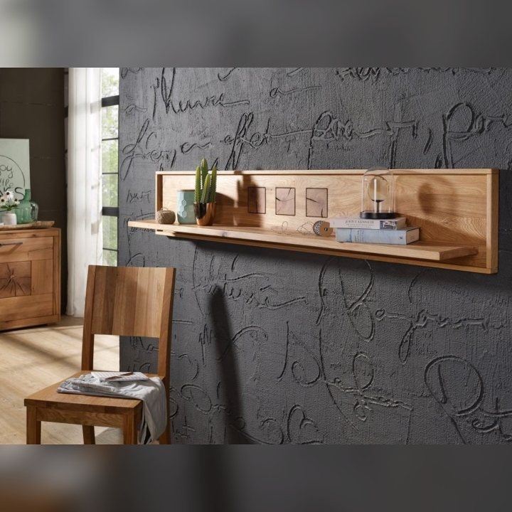 Półka wisząca dębowa III Andromeda 178 cm