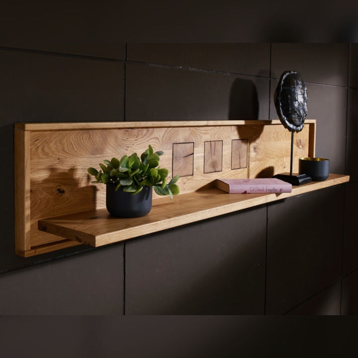 Półka wisząca dębowa II Andromeda 150 cm