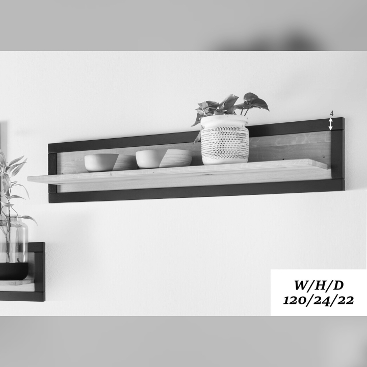 Półka wisząca dębowa I Fende 120 cm