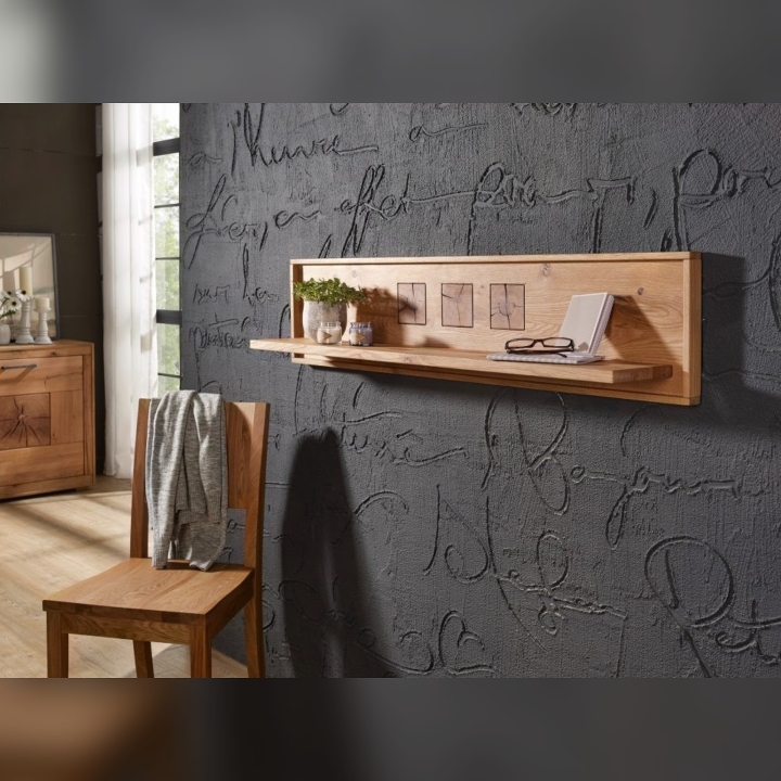 Półka wisząca dębowa I Andromeda 130 cm