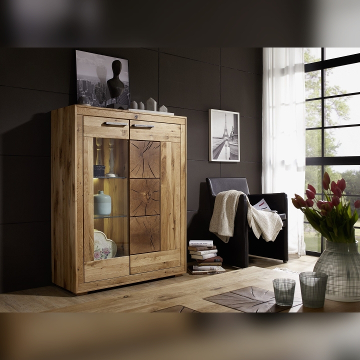 Kredens dębowy I Andromeda lewy