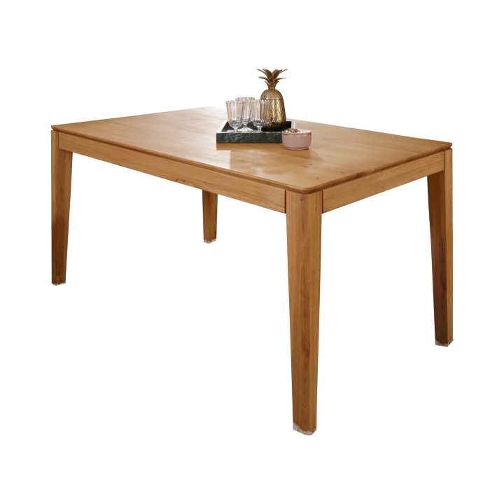 Drewniany stół dębowy rozkładany Natureza 140 cm - 225 cm dziki dąb olejowany