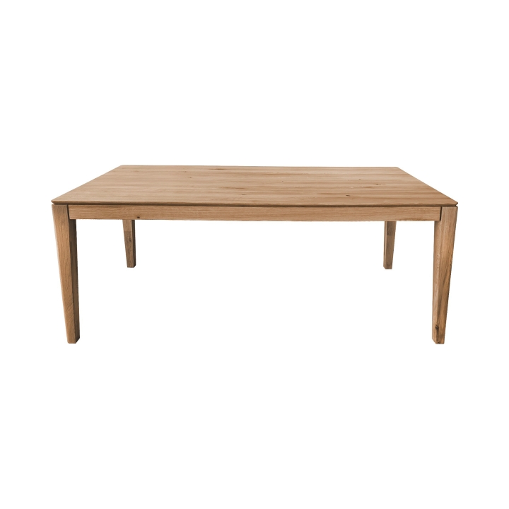 Drewniany stół dębowy rozkładany Natureza 140 cm - 225 cm dziki dąb olejowany