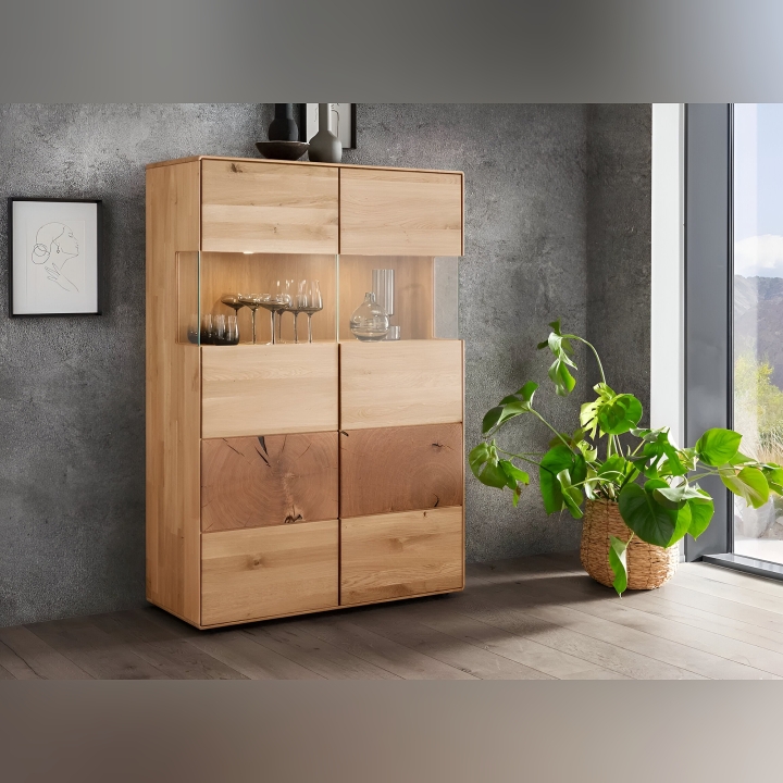 Kredens Essenza II lity dziki dąb