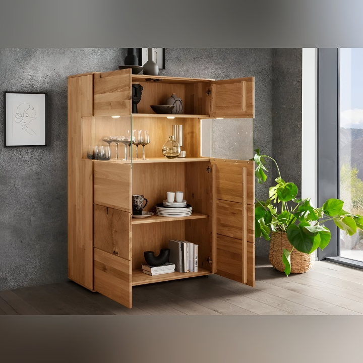 Kredens Essenza II lity dziki dąb