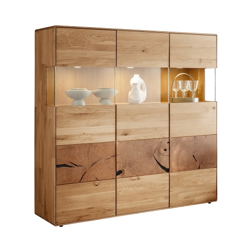 Kredens Essenza III lity dziki dąb