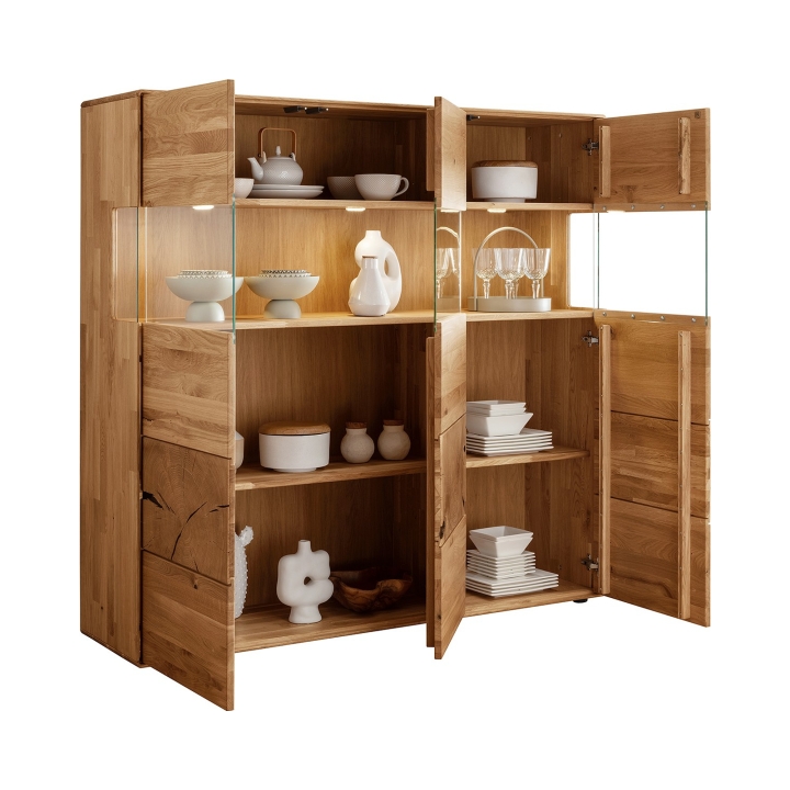 Kredens Essenza III lity dziki dąb