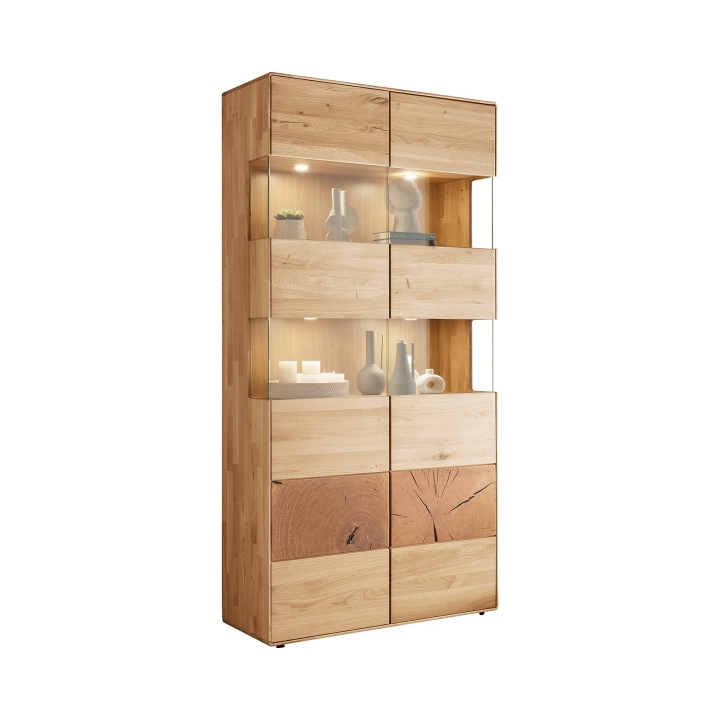 Witryna Essenza II lity dziki dąb