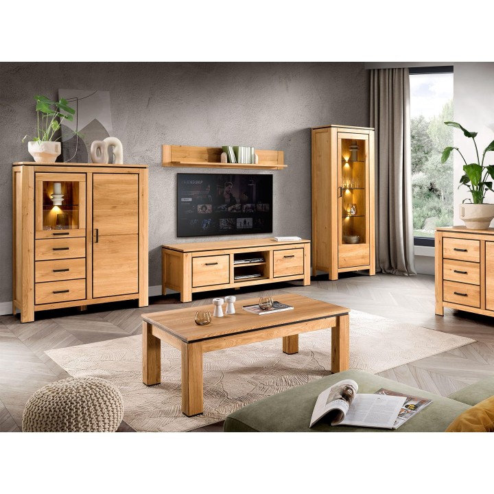 Stolik kawowy Faro II dąb sęczny 120x70