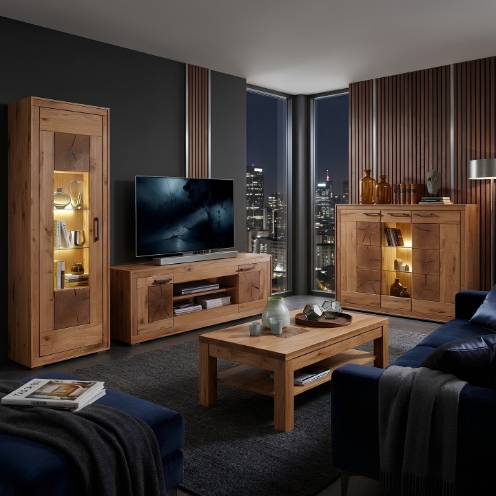 Szafka RTV IV dębowa Andromeda