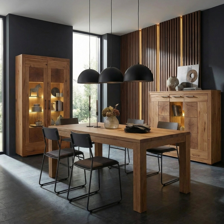 Stół dębowy Andromeda 160x90