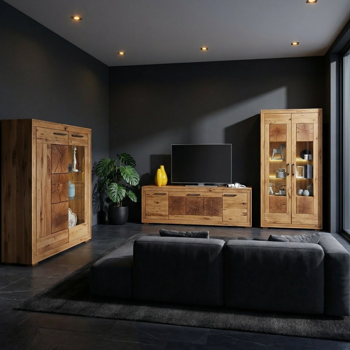 Kredens dębowy I Andromeda lewy