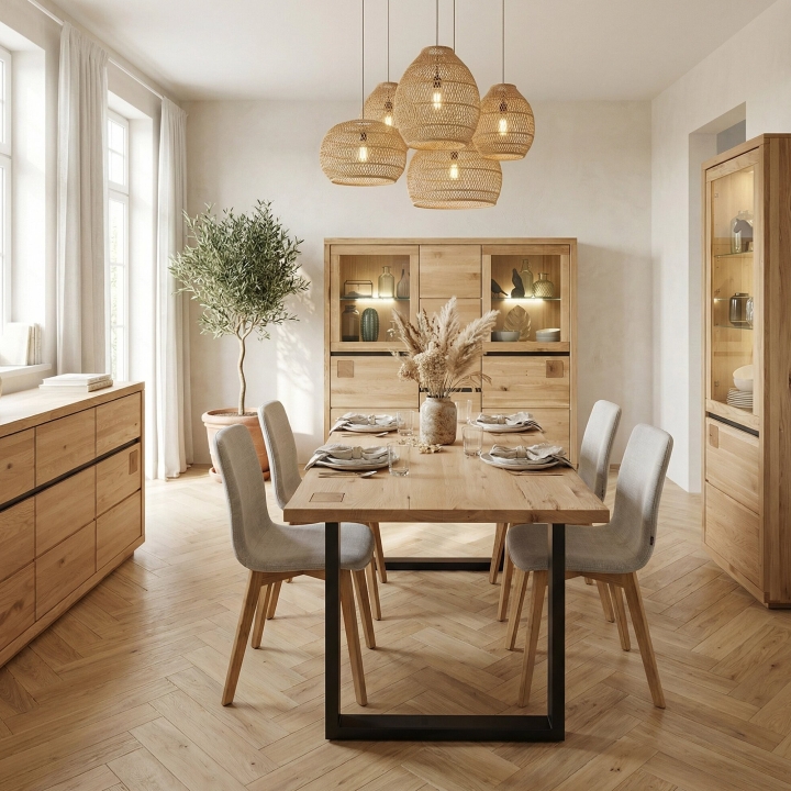 Witryna dębowa I prawa Fende