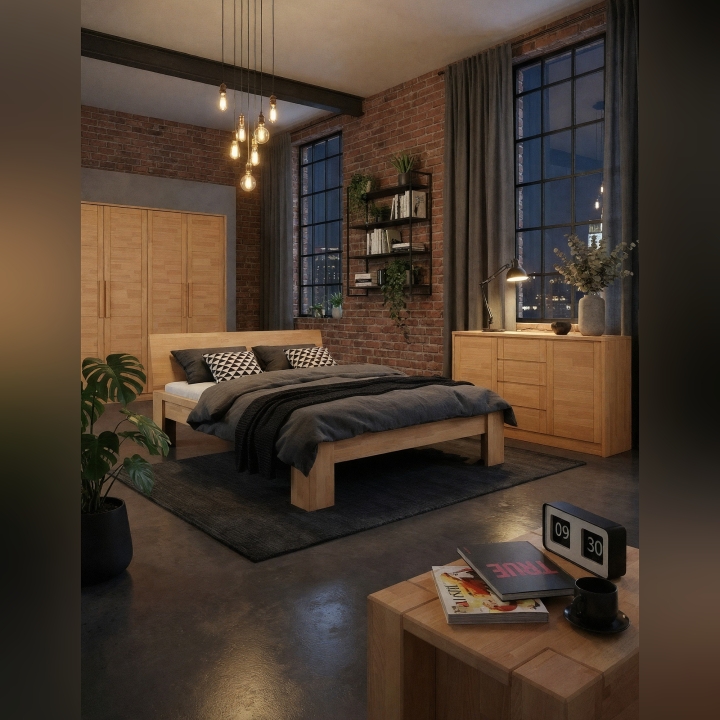 Komoda bukowa Timo 2D4S