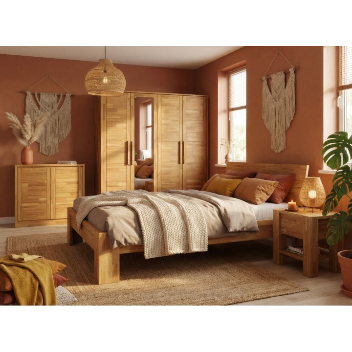 Szafa dębowa 4-drzwiowa Timo IV