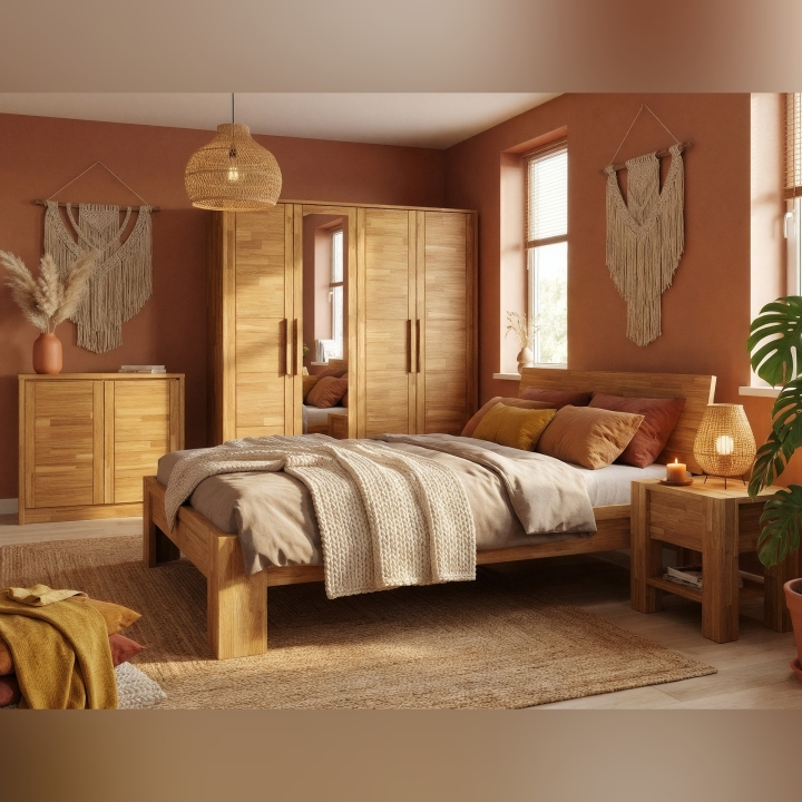 Komoda dębowa Timo 3