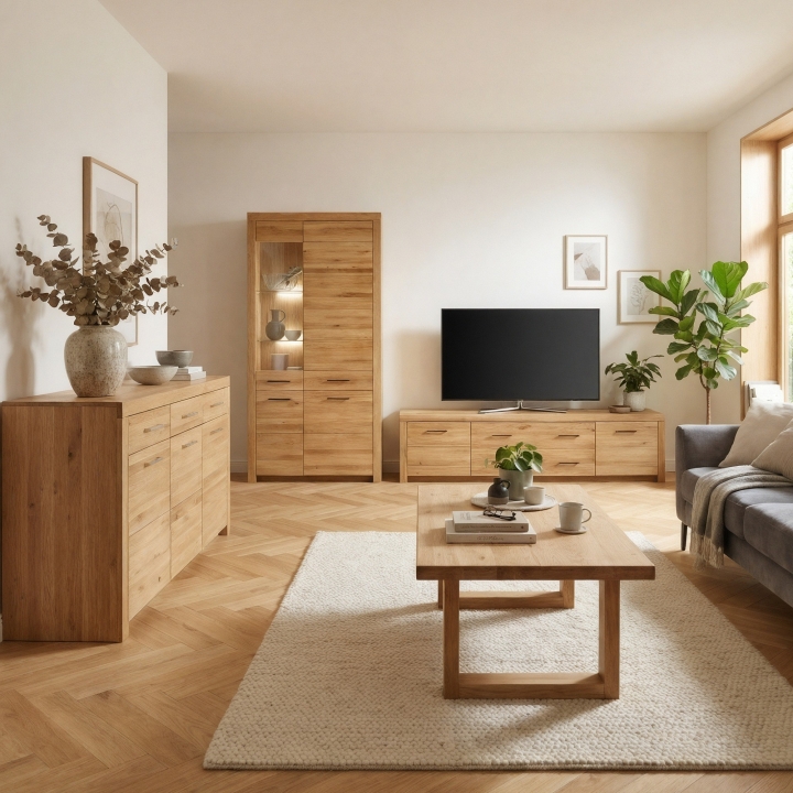 Stolik kawowy dębowy II Robusto