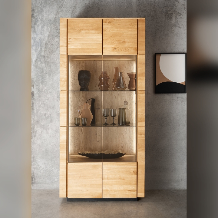 Witryna dębowa II Corazon