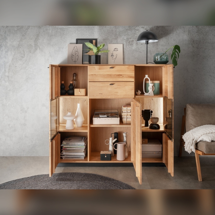 Kredens dębowy II Corazon