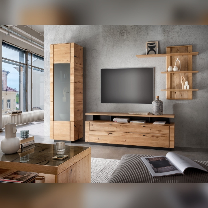 Szafka RTV I dębowa Corazon