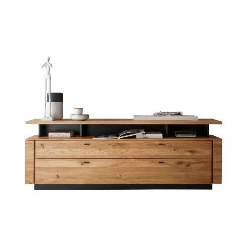 Szafka RTV dębowa I z nadstawką Corazon