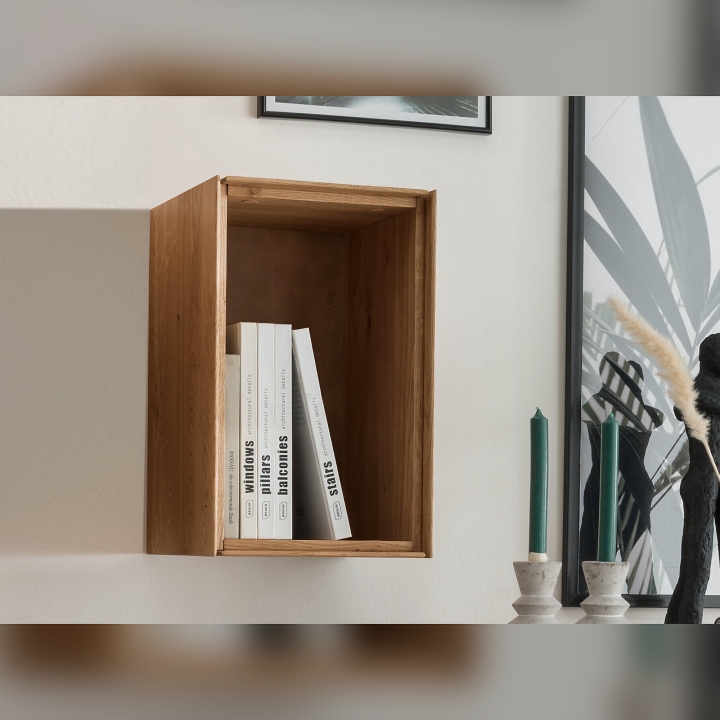 Półka wisząca dębowa I Momos