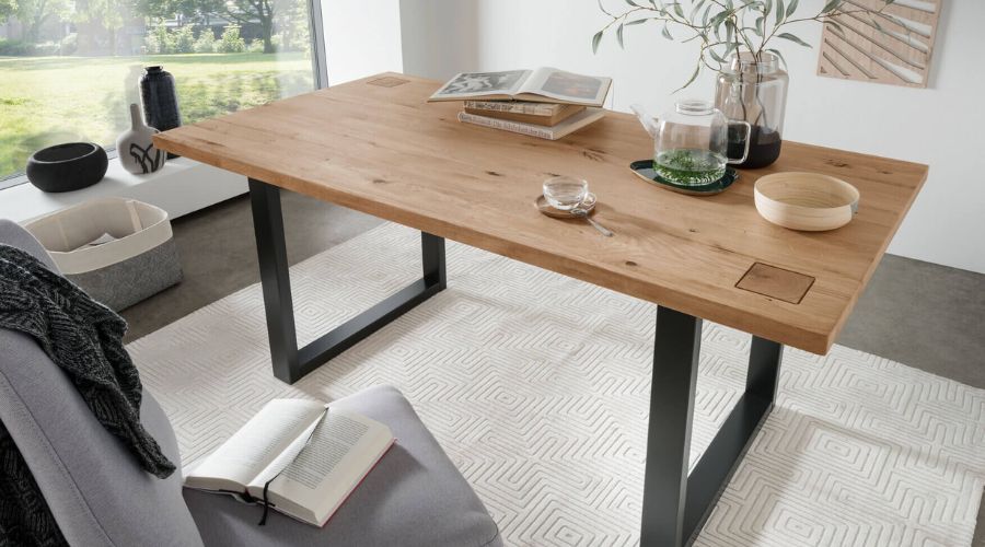 Stoły z litego drewna do jadalni