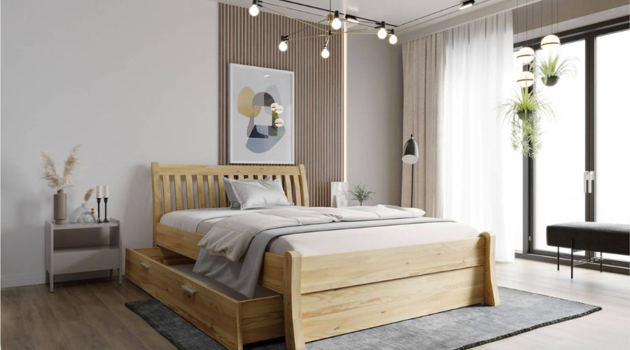 Łóżka drewniane Siemianowice