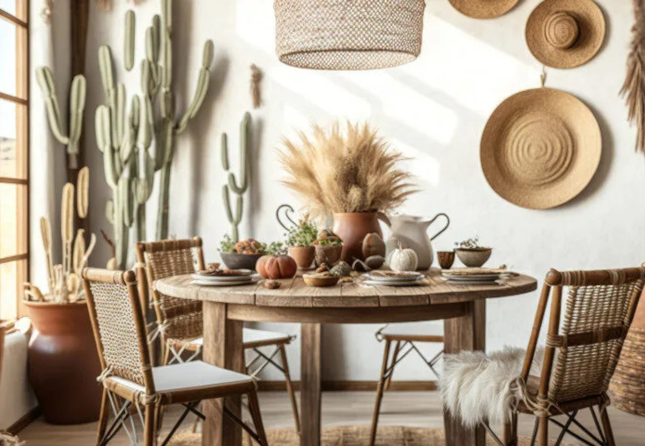 Jak urządzić jadalnie w stylu boho?