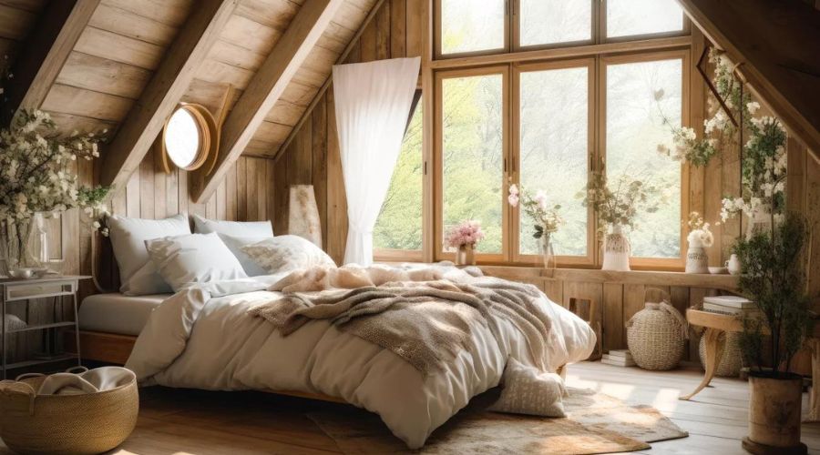 SYPIALNIA W STYLU RUSTYKALNYM