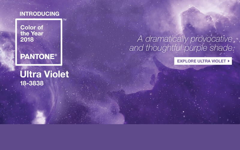 Kolor roku 2018 ULTRA VIOLET