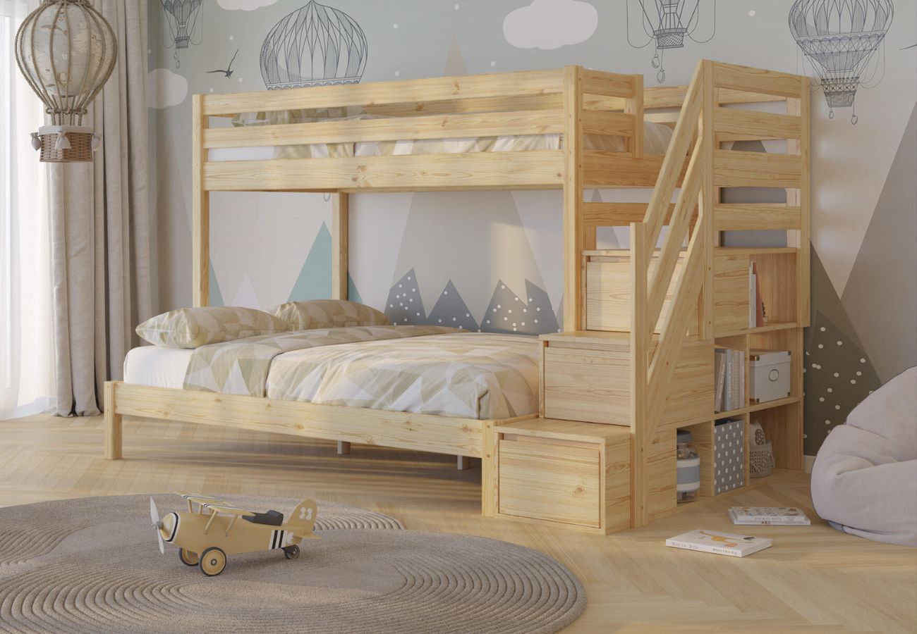 Funkcjonalne łóżko piętrowe